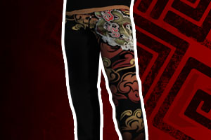 Yakuza Dragon Chinos Male