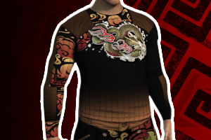 Yakuza Dragon Military Jumper Male