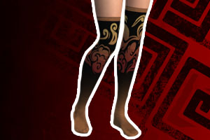 Yakuza Dragon Over the Knee Socks Female