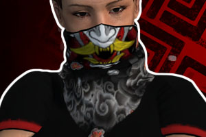 Yakuza Oni Desert Scarf Mask Female