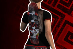 Yakuza Oni Skateboard Backpack Female