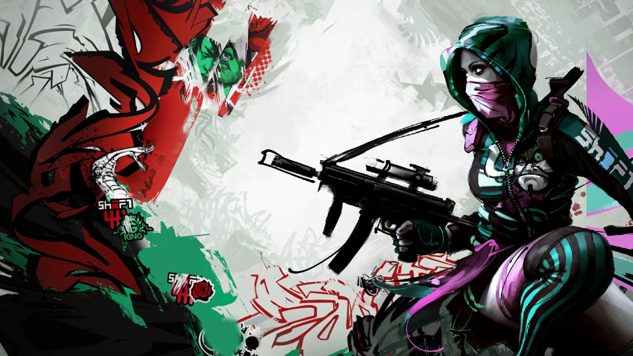 APB Slaybells Desktop Art Red